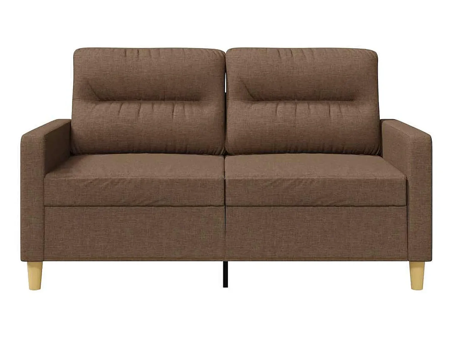 vidaxl Sofá de 2 lugares tecido 120 cm^ Sofá