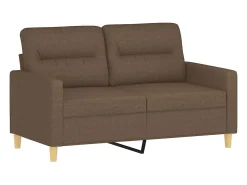 vidaxl Sofá de 2 lugares tecido 120 cm^ Sofá