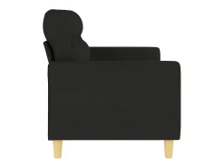 Sofá| Sofá de 3 lugares tecido 180 cm PT299182 Preto