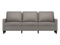 Sale Sofá de 3 lugares tecido 180 cm cinzento-acastanhado PT430279 Taupe