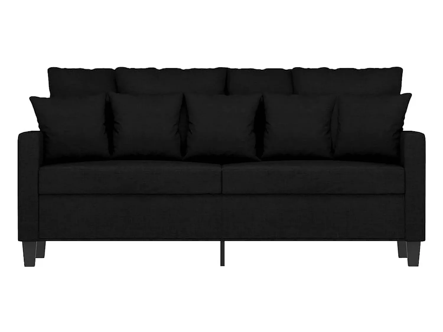 vidaxl Sofá de 2 lugares tecido 140 cm^ Sofá