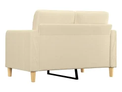Sofá* Sofá de 2 lugares tecido 120 cm cor PT512699 Creme