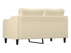 Sale Sofá de 2 lugares tecido 140 cm cor PT545214 Creme