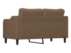 Sofá| Sofá de 2 lugares tecido 140 cm PT119148 Castanho