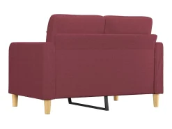 Online Sofá de 2 lugares tecido 120 cm tinto PT580941 Vermelho
