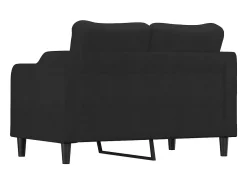 Sofá| Sofá de 2 lugares tecido 120 cm PT967383 Preto