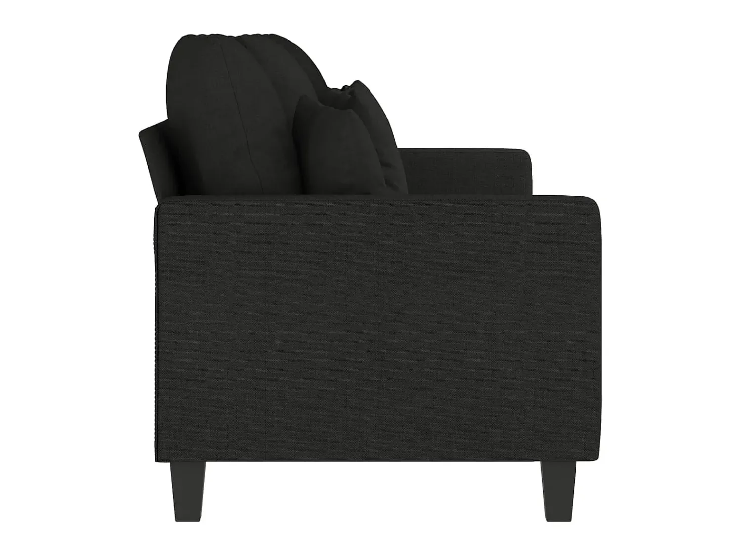 Sofá| Sofá de 3 lugares tecido 180 cm PT606123 Preto