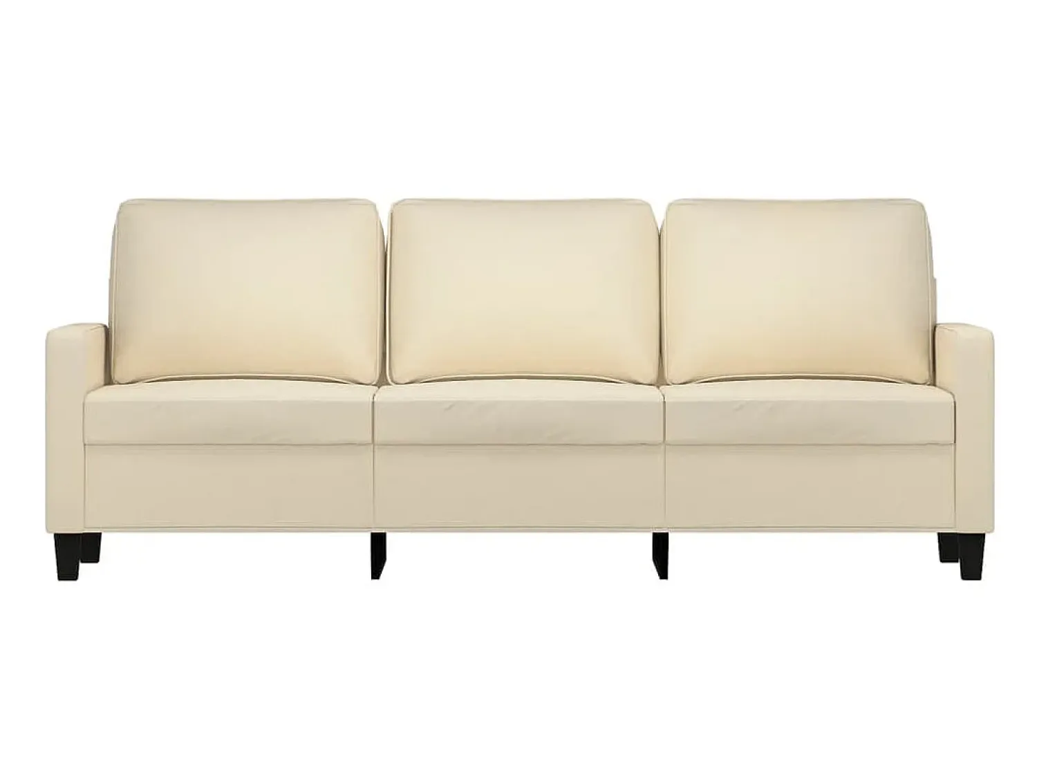 Sofá| Sofá de 3 lugares tecido 180 cm cor PT793277 Creme