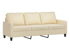 Sofá| Sofá de 3 lugares tecido 180 cm cor PT793277 Creme