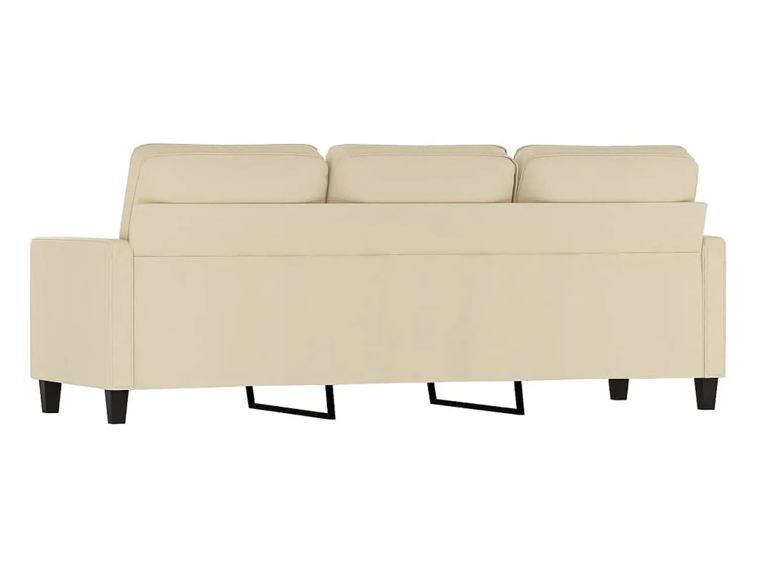 Sofá| Sofá de 3 lugares tecido 180 cm cor PT793277 Creme