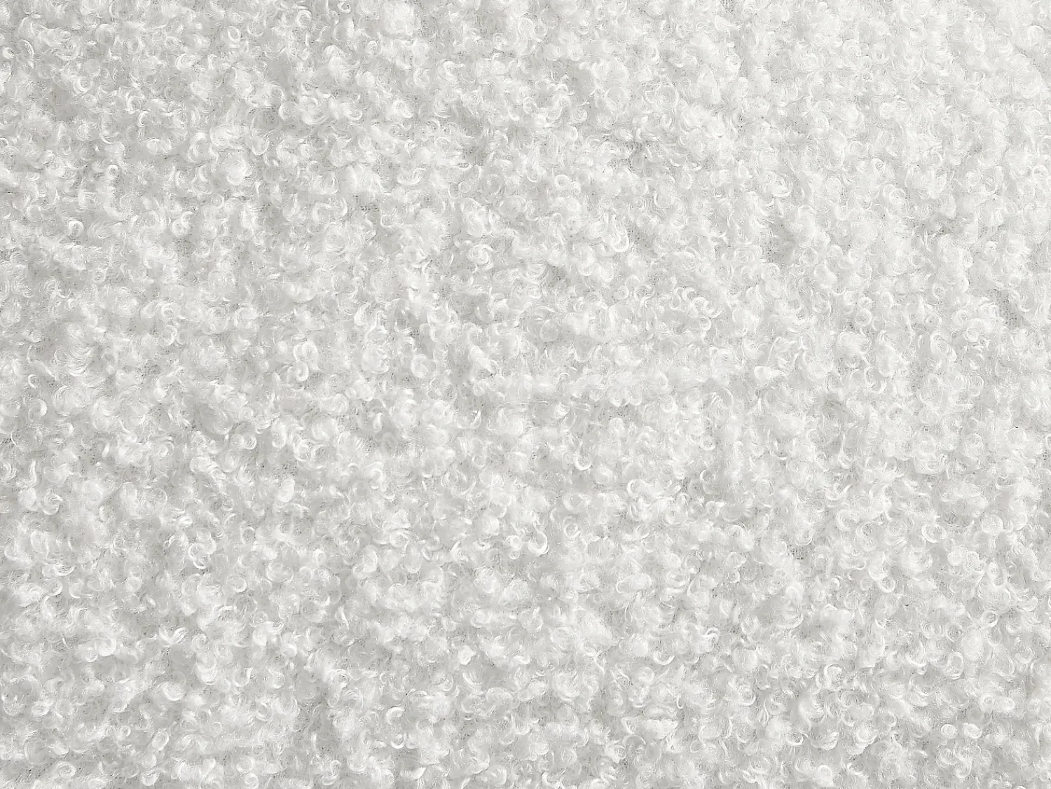 Sofá*Vente-unique Sofá de 3 lugares tecido bouclé estilo design SOPELANA Branco