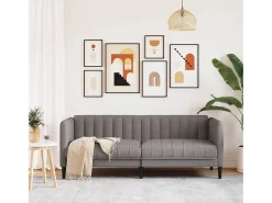 Sofá* Sofá de 2 lugares tecido cinzento-acastanhado PT328472 Taupe