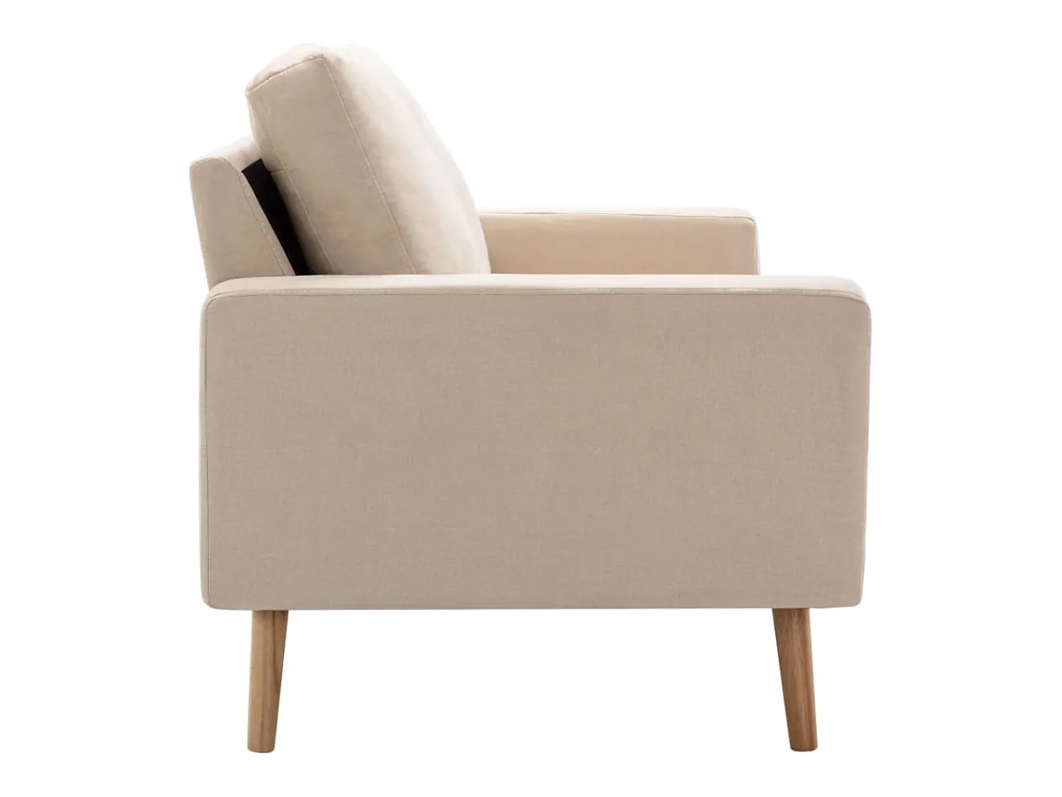 Sofá| Sofá de 2 lugares tecido cor PT449042 Creme