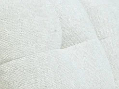 Vente-unique Sofá de 3 lugares tecido texturizado marfim encosto função avanço-recuo KELOPA^ Sofá