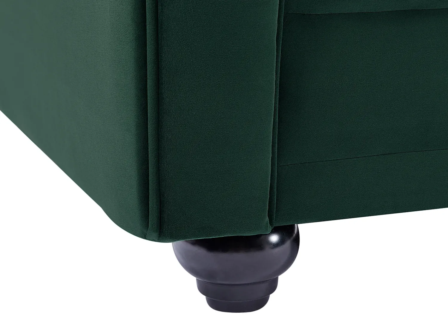 Sofá|Vente-unique Sofá de 2 lugares tecido veludo CHESTERFIELD Verde