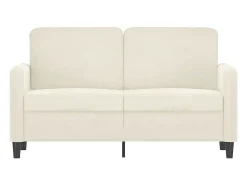 Sofá de 2 lugares veludo 120 cm cor PT735890^ Sofá