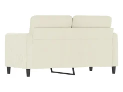 Sofá de 2 lugares veludo 120 cm cor PT735890^ Sofá
