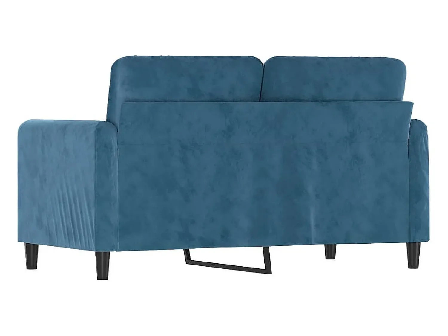 Sofá| Sofá de 2 lugares veludo 120 cm PT496013 Azul