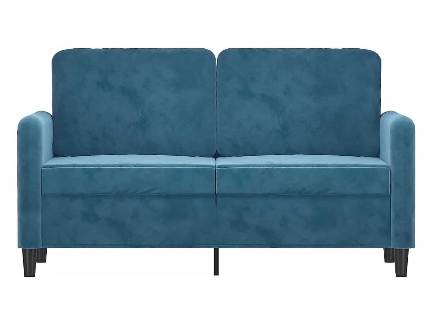 Sofá| Sofá de 2 lugares veludo 120 cm PT496013 Azul