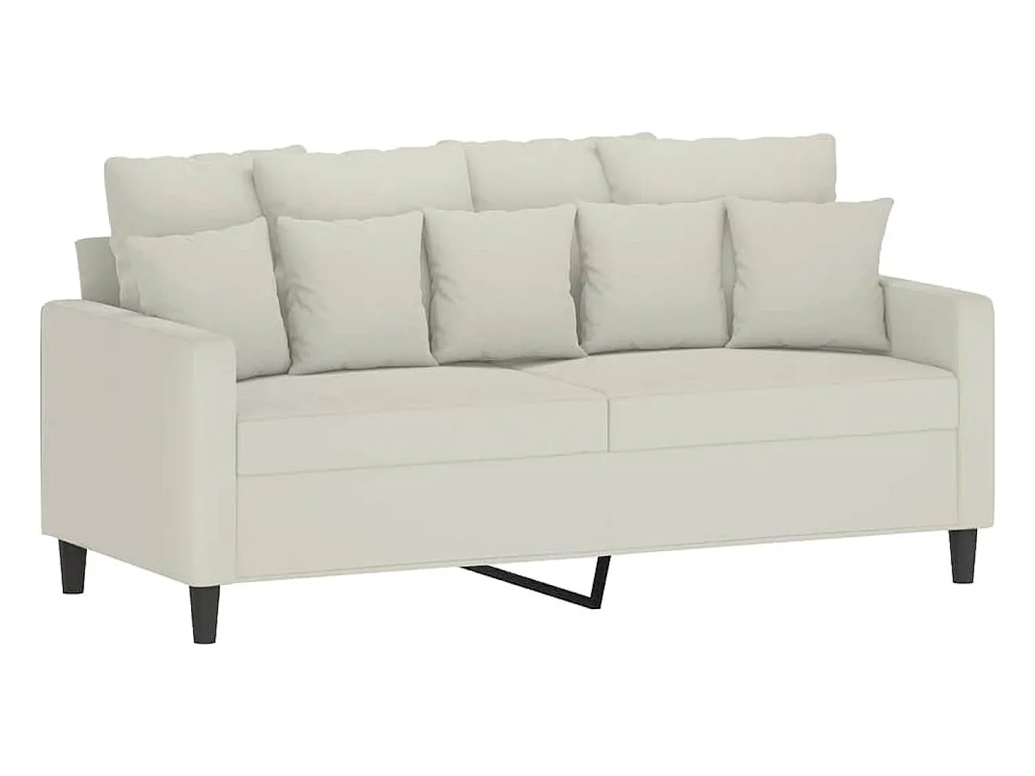 vidaxl Sofá de 2 lugares veludo 140 cm cor^ Sofá