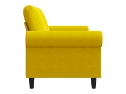 Hot Sofá de 2 lugares veludo 140 cm PT872851 Amarelo