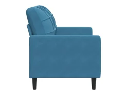 Sofá de 2 lugares veludo 120 cm PT749457^ Sofá