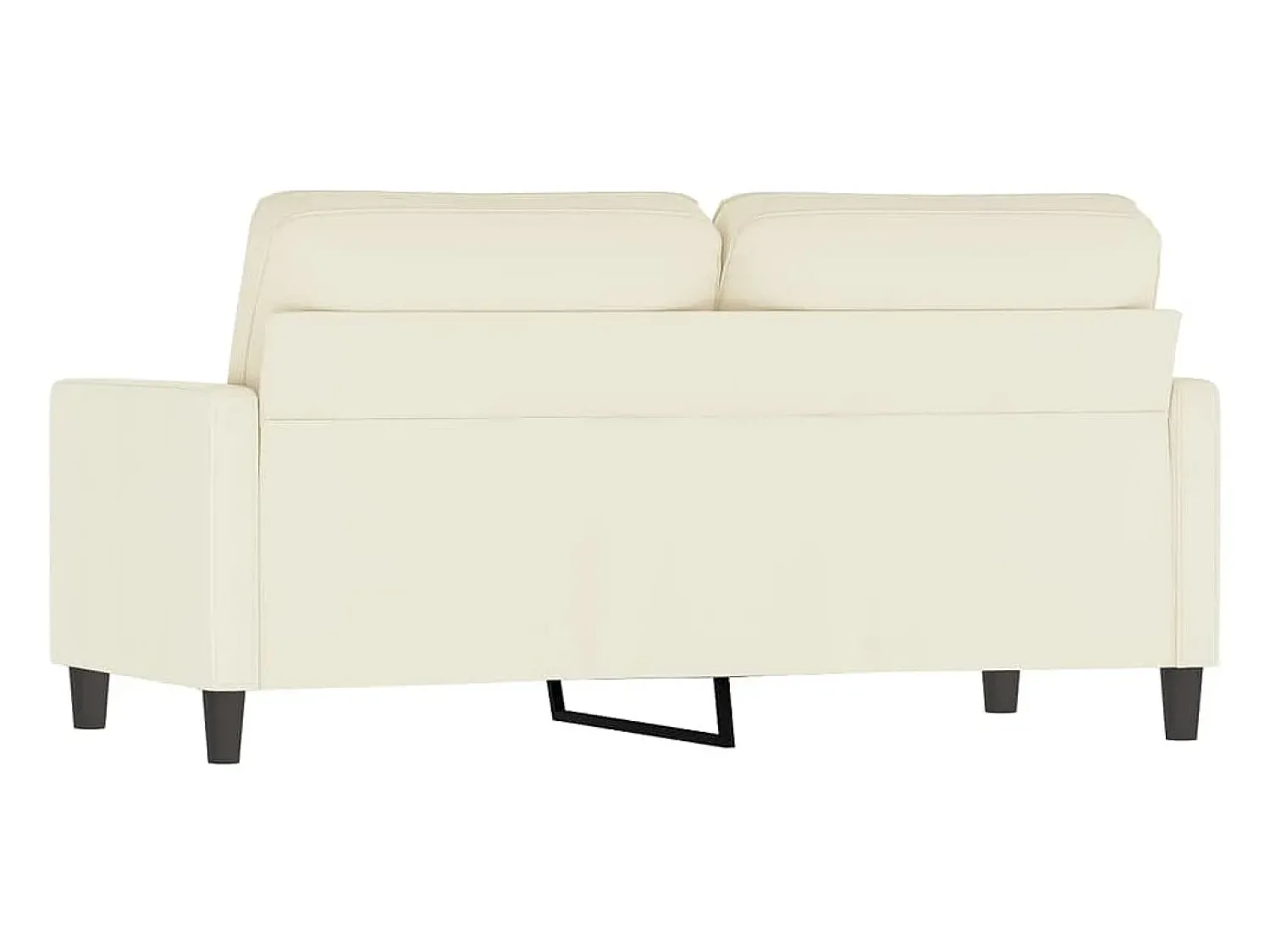 Sofá de 2 lugares veludo 140 cm cor PT701790^ Sofá