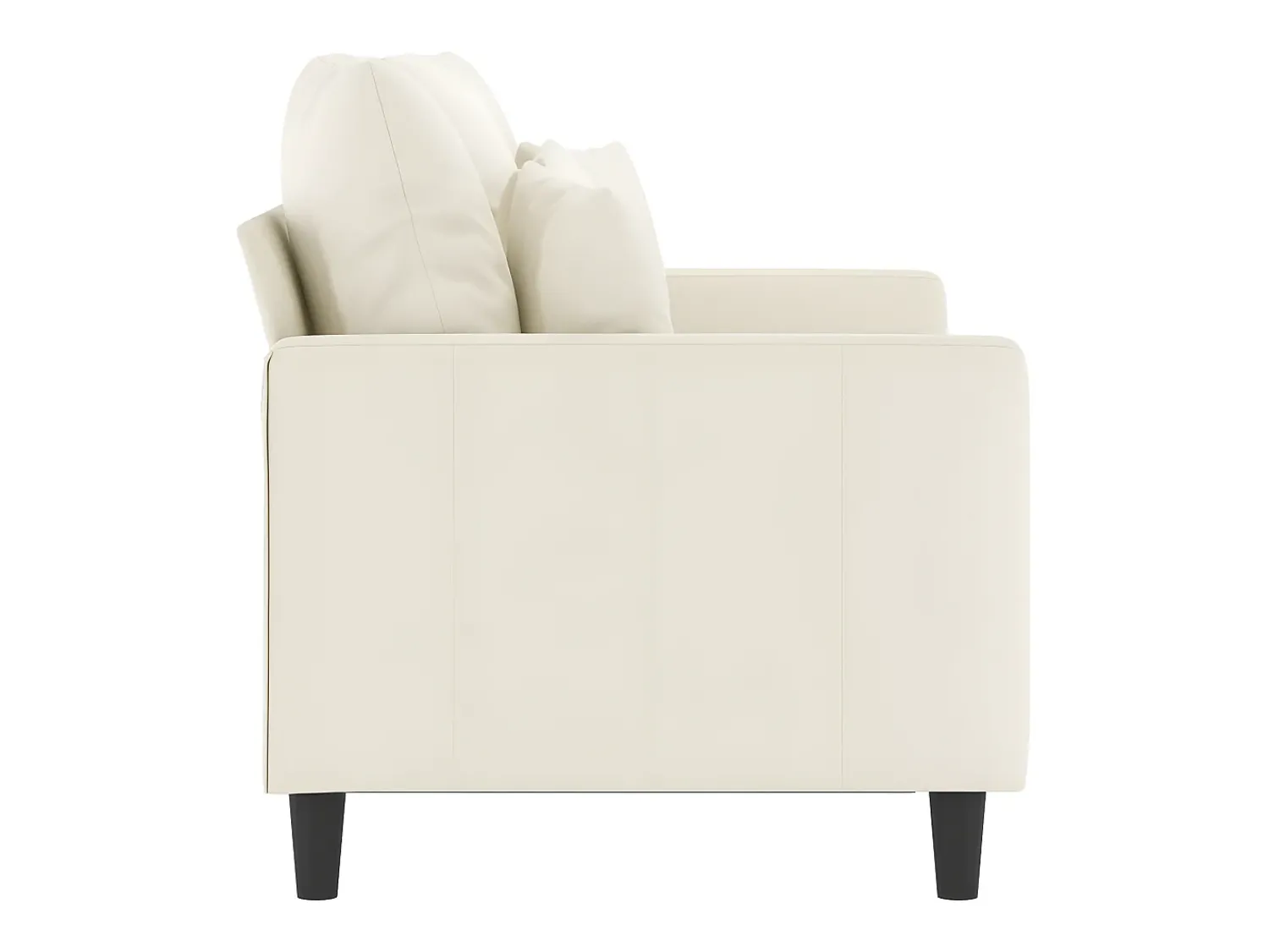 Sofá de 2 lugares veludo 120 cm cor PT289257^ Sofá