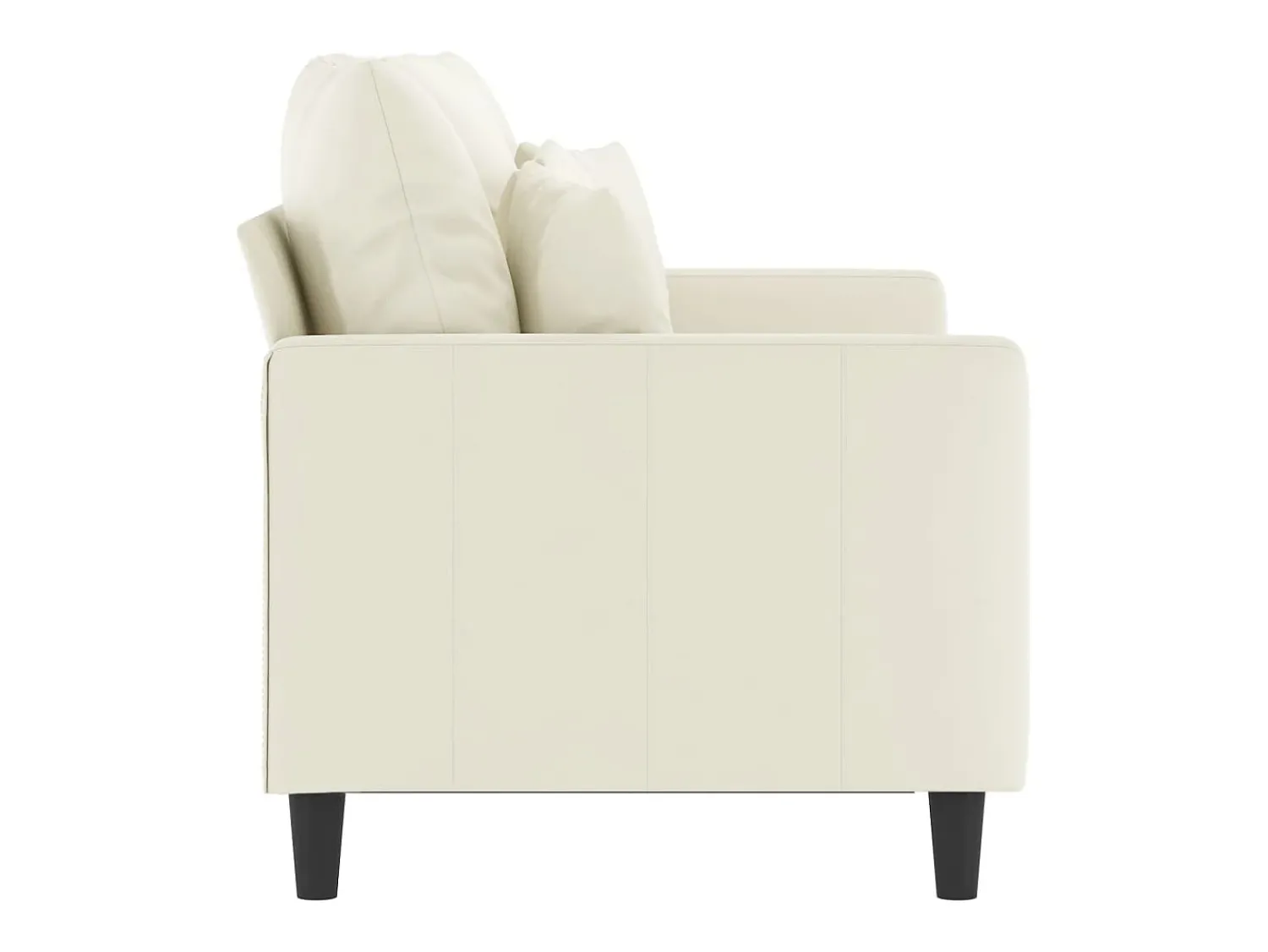 Sofá de 2 lugares veludo 120 cm cor PT289257^ Sofá