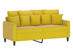 Sofá de 2 lugares veludo 140 cm PT265018^ Sofá