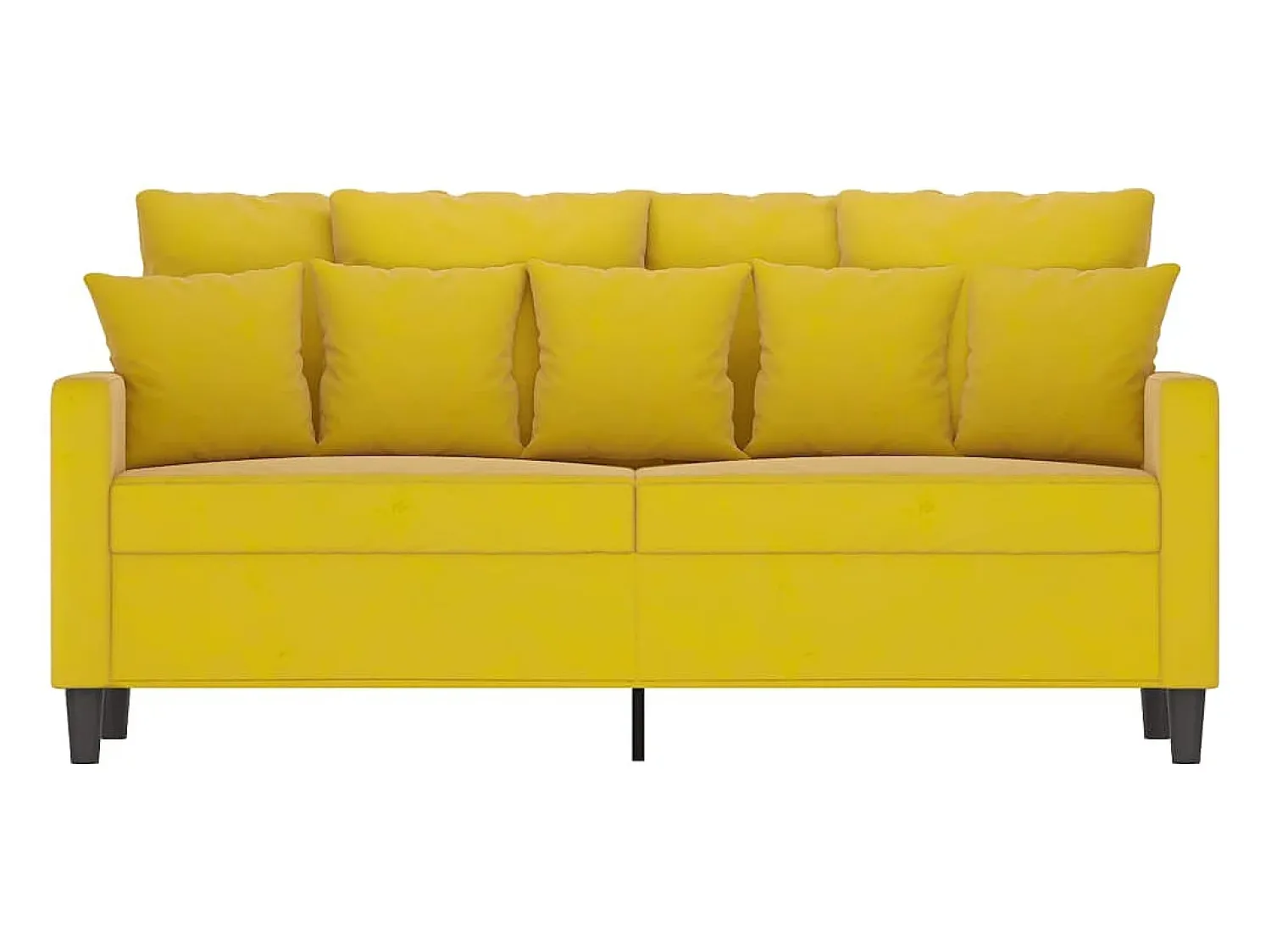 Sofá de 2 lugares veludo 140 cm PT265018^ Sofá