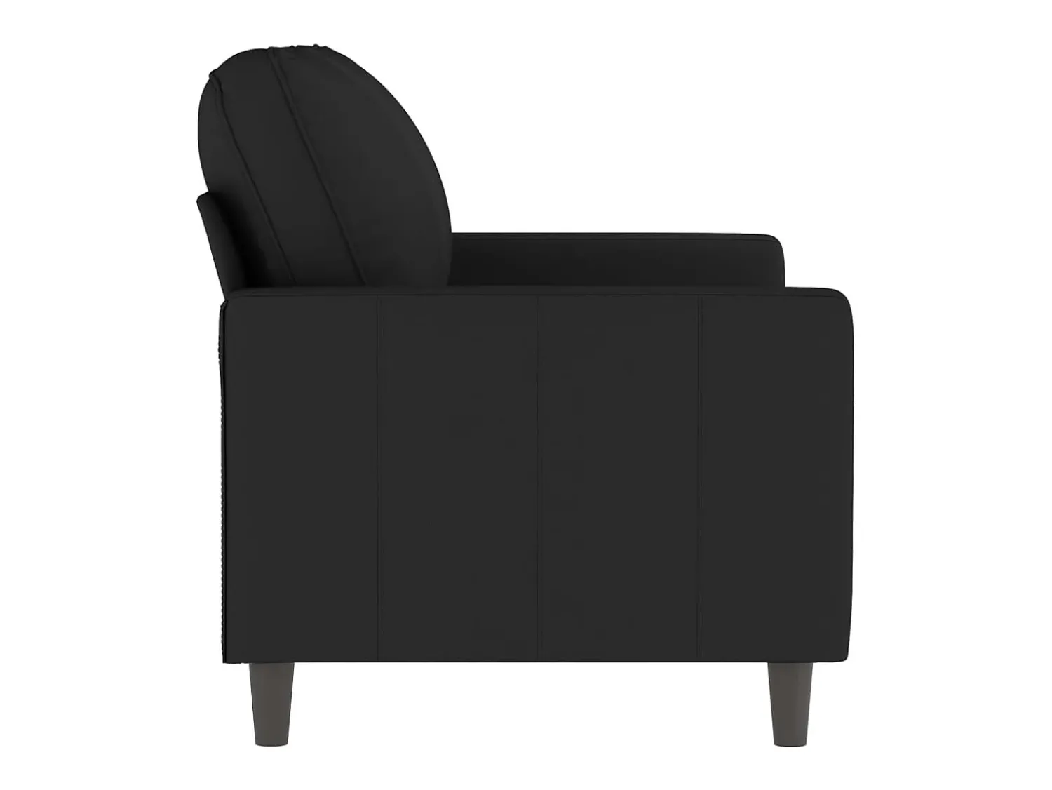 Sofá de 2 lugares veludo 120 cm PT529811^ Sofá
