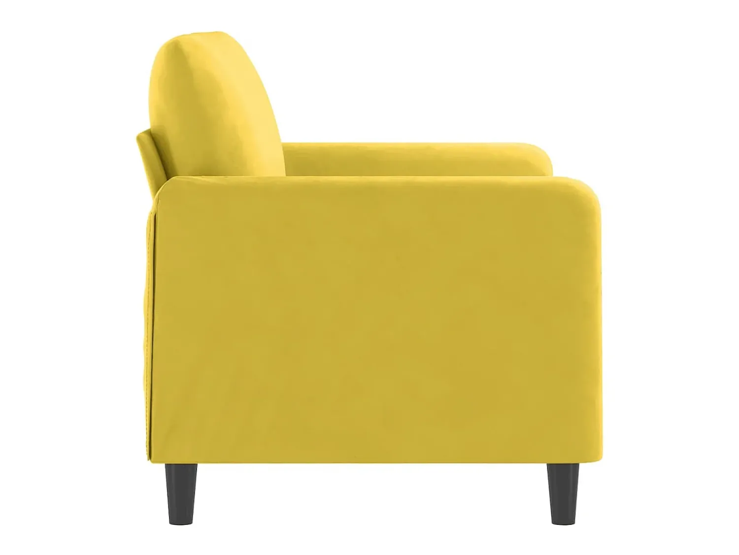 Sofá de 2 lugares veludo 120 cm PT447449^ Sofá