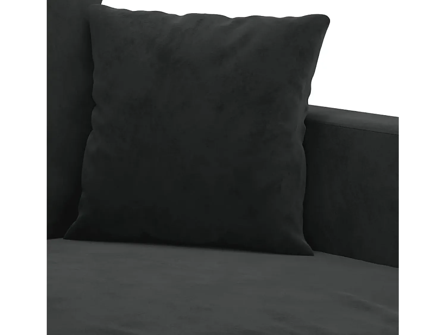Online vidaxl Sofá de 2 lugares veludo 140 cm Preto