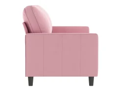 Sale Sofá de 2 lugares veludo 140 cm PT518435 Rosa