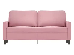 Sale Sofá de 2 lugares veludo 140 cm PT518435 Rosa