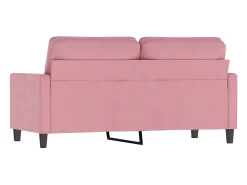 Sale Sofá de 2 lugares veludo 140 cm PT518435 Rosa