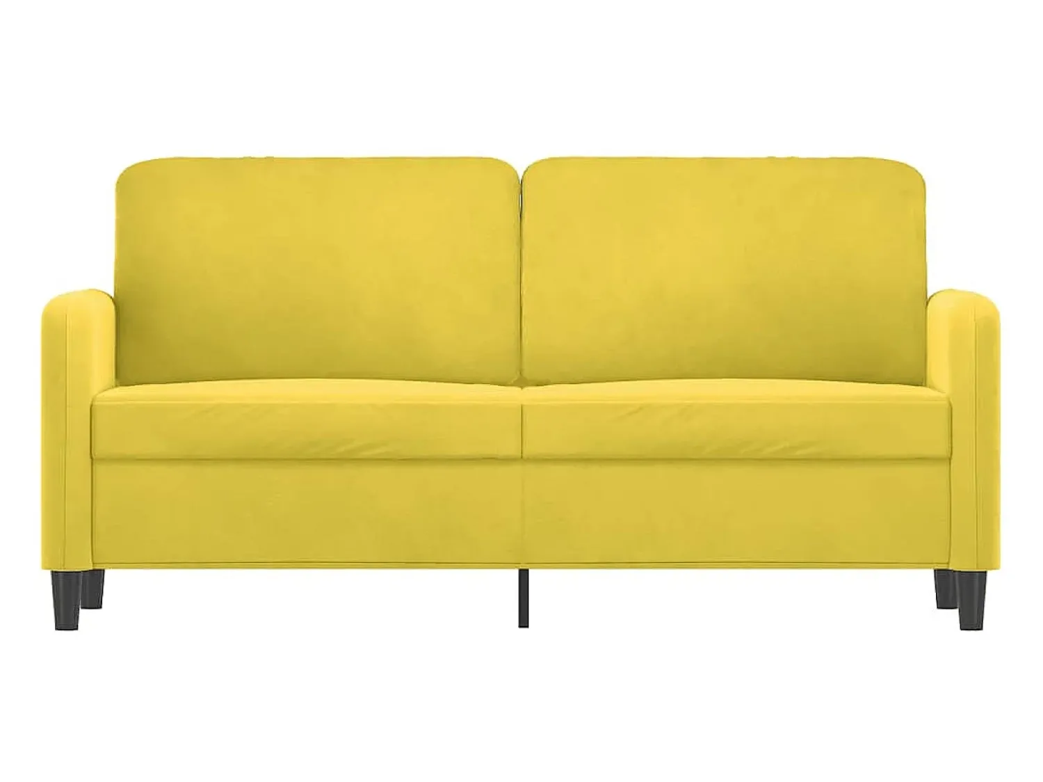 Sofá de 2 lugares veludo 140 cm PT726221^ Sofá