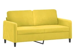 Sofá de 2 lugares veludo 140 cm PT726221^ Sofá