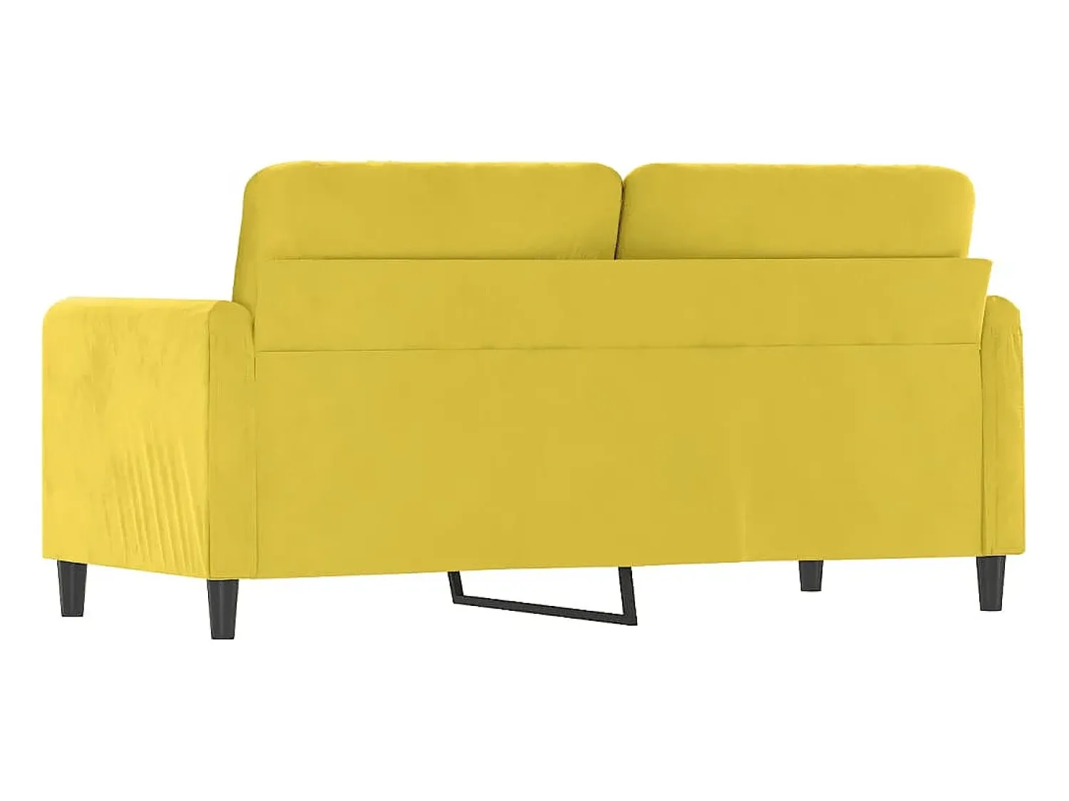 Sofá de 2 lugares veludo 140 cm PT726221^ Sofá