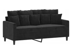 Sofá de 2 lugares veludo 140 cm PT650447^ Sofá
