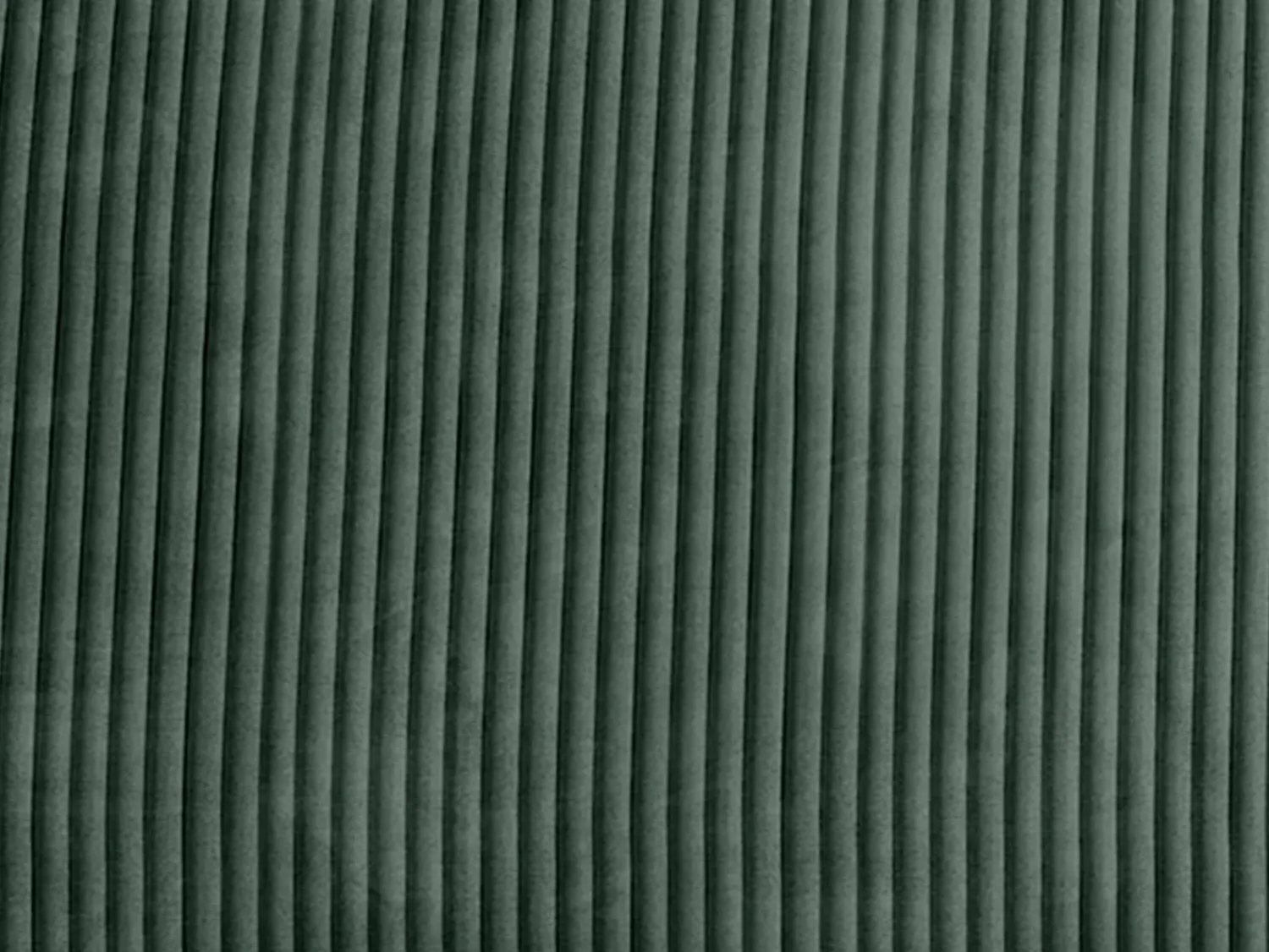 Vente-unique Sofá de 3 lugares veludo canelado verde design AMELIA^ Sofá