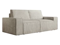 Sofá|Vente-unique Sofá de 2 lugares veludo canelado design AMELIA Bege