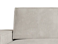 Best Vente-unique Sofá de 3 lugares veludo canelado design AMELIA Bege