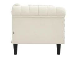 Sofá* Sofá de 2 lugares veludo PT912725 Creme
