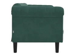 Clearance Sofá de 2 lugares veludo -escuro PT185826 Verde