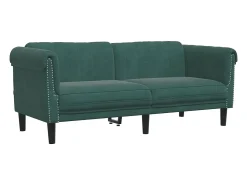 Clearance Sofá de 2 lugares veludo -escuro PT185826 Verde