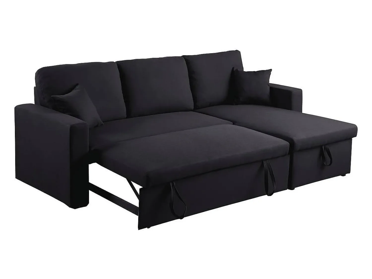 Habitat et jardin Sofá de canto conversível/reversível "Alain" - 221 x 145 x 85 cm - 3 lugares -^ Sofá