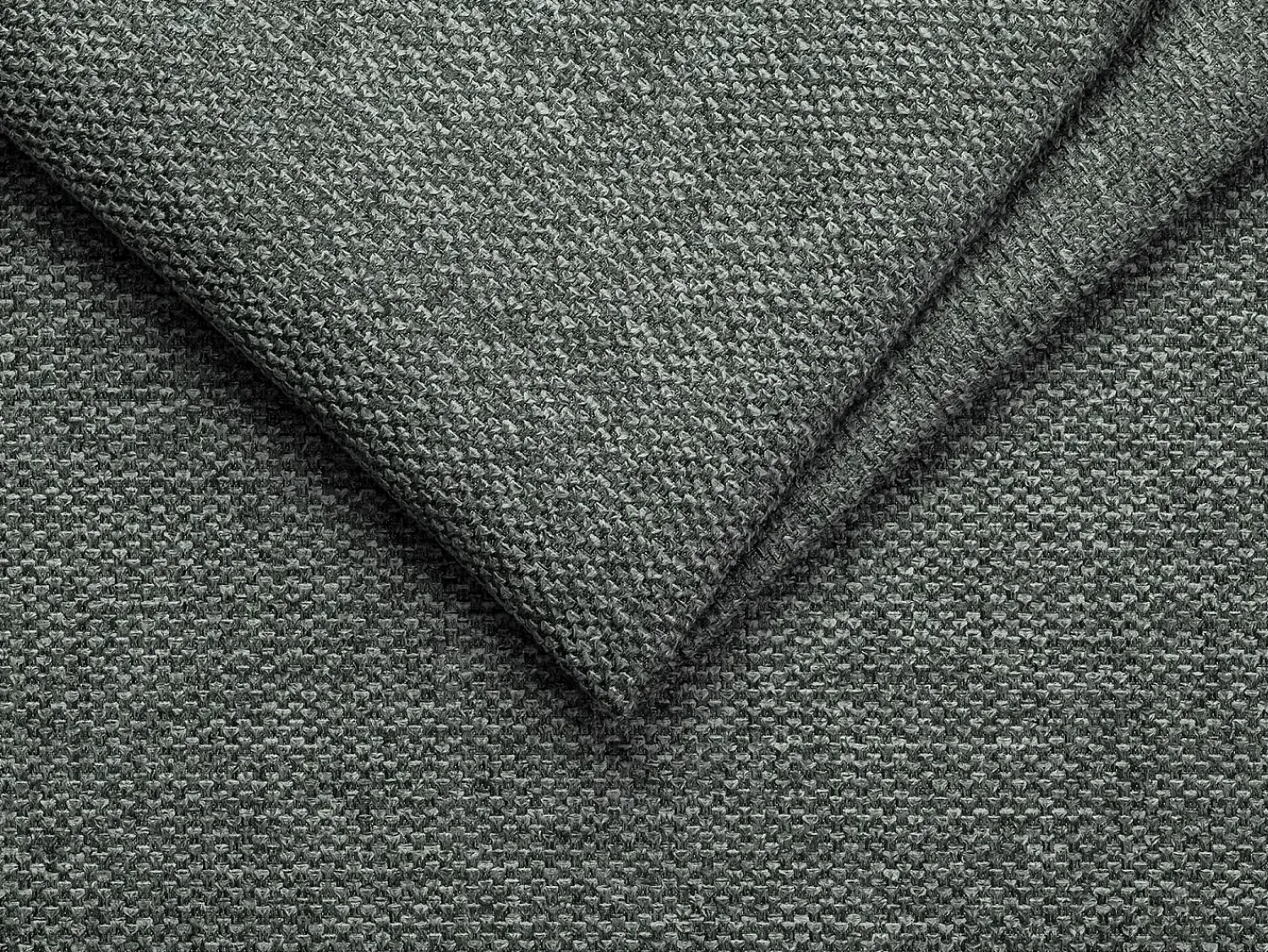 Vente-unique Sofá de canto convertível abertura rápida tecido cinza, cama 160 cm e colchão 18 cm CALIFE^ Sofá