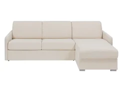 Vente-unique Sofá de canto convertível abertura rápida tecido , cama 160 cm e colchão 14 cm CALIFE^ Sofá
